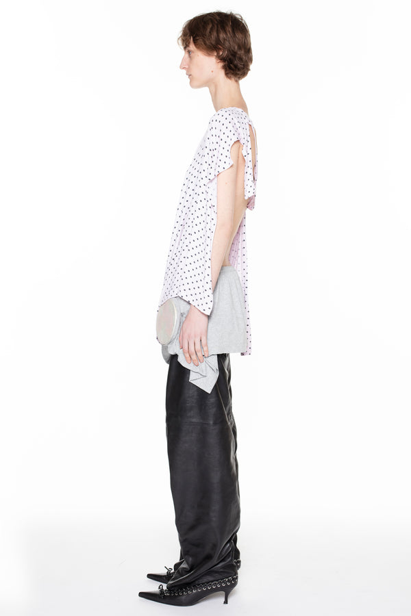 T-SHIRT LID SKIRT FLOWER in grey T-SHIRT LID SKIRT FLOWER in grey