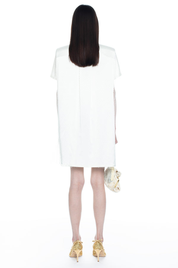 CINCHED WEDDING DRESS in cream CINCHED WEDDING DRESS in cream