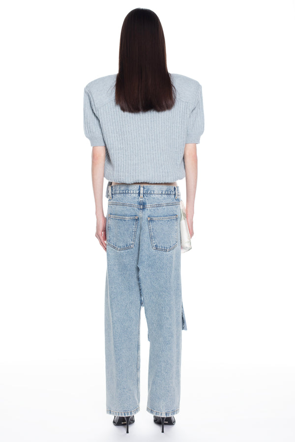 SLICED SKIRT JEANS in blue SLICED SKIRT JEANS in blue