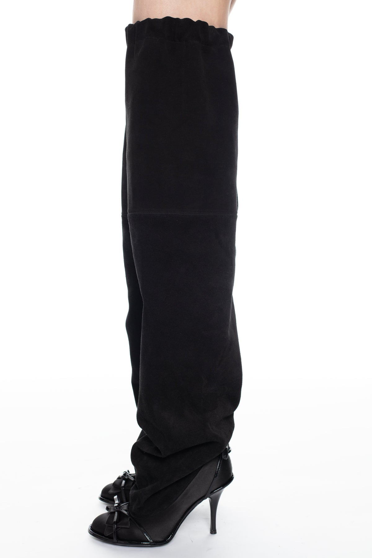 DOUBLE THIGH HIGH in black