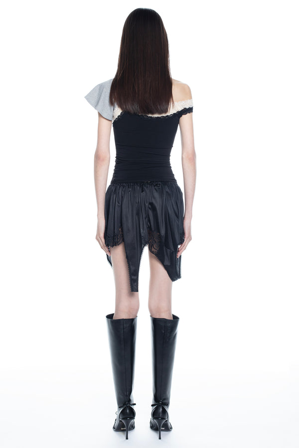 NIGHTGOWN SKIRT in black NIGHTGOWN SKIRT in black