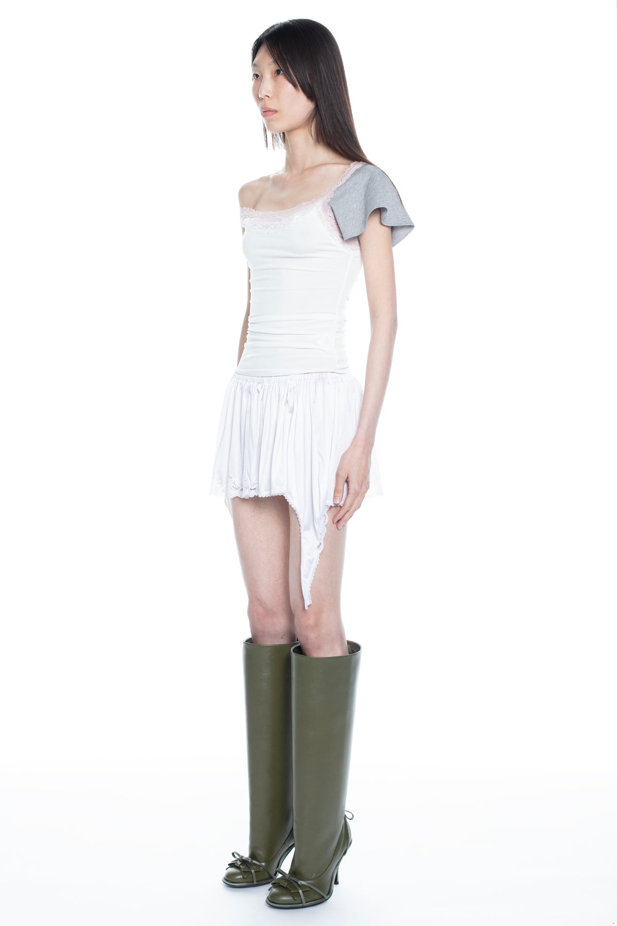 NIGHTGOWN SKIRT in white