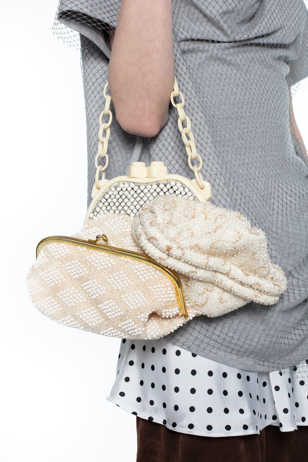DOLLY BAG in cream and pastel