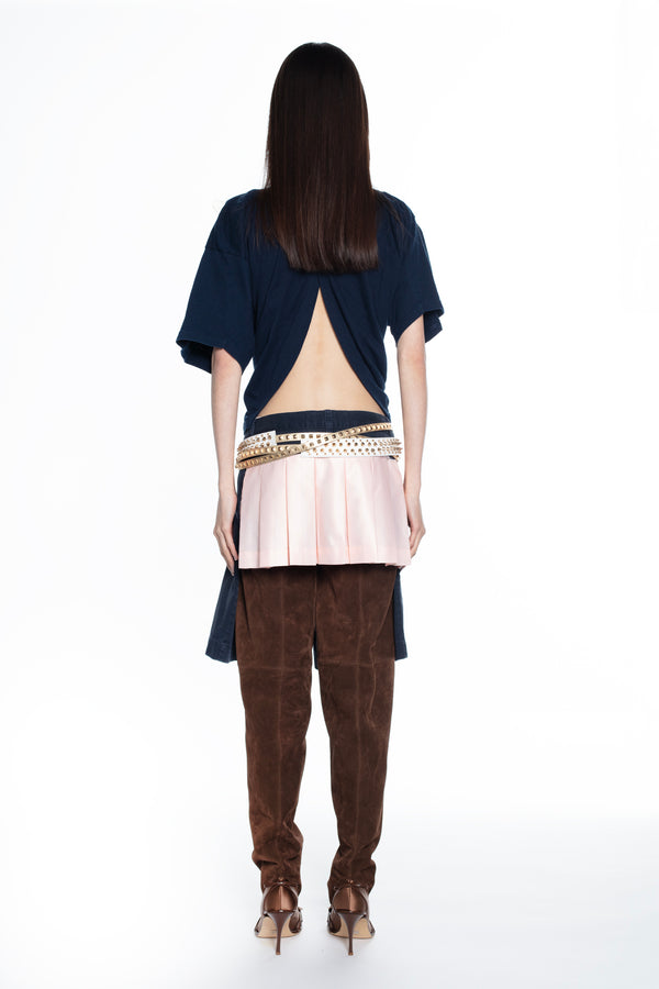 REVERSIBLE CARGO SKIRT in navy REVERSIBLE CARGO SKIRT in navy