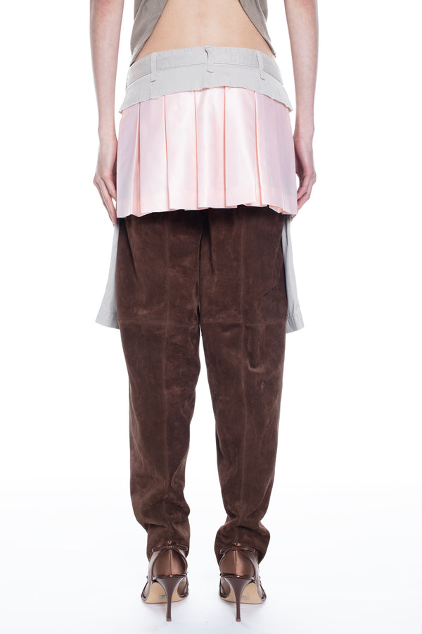 REVERSIBLE CARGO SKIRT in beige REVERSIBLE CARGO SKIRT in beige