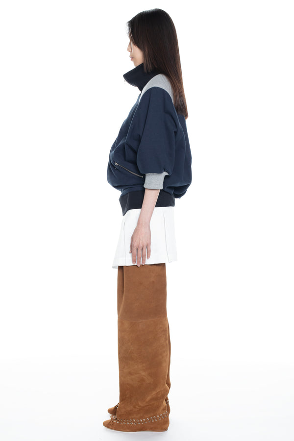 BOMBER DRESS in navy BOMBER DRESS in navy