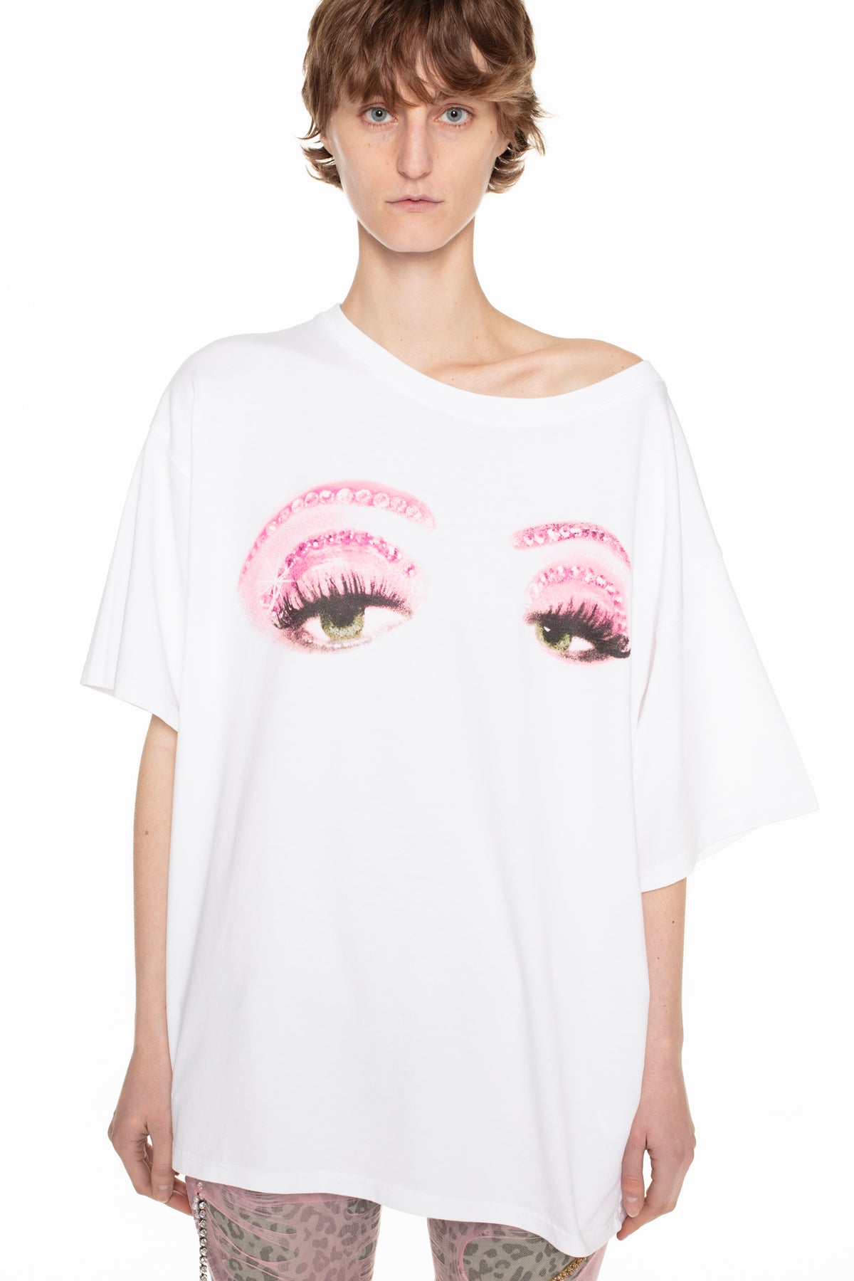 ALLINA EYES T-SHIRT in white